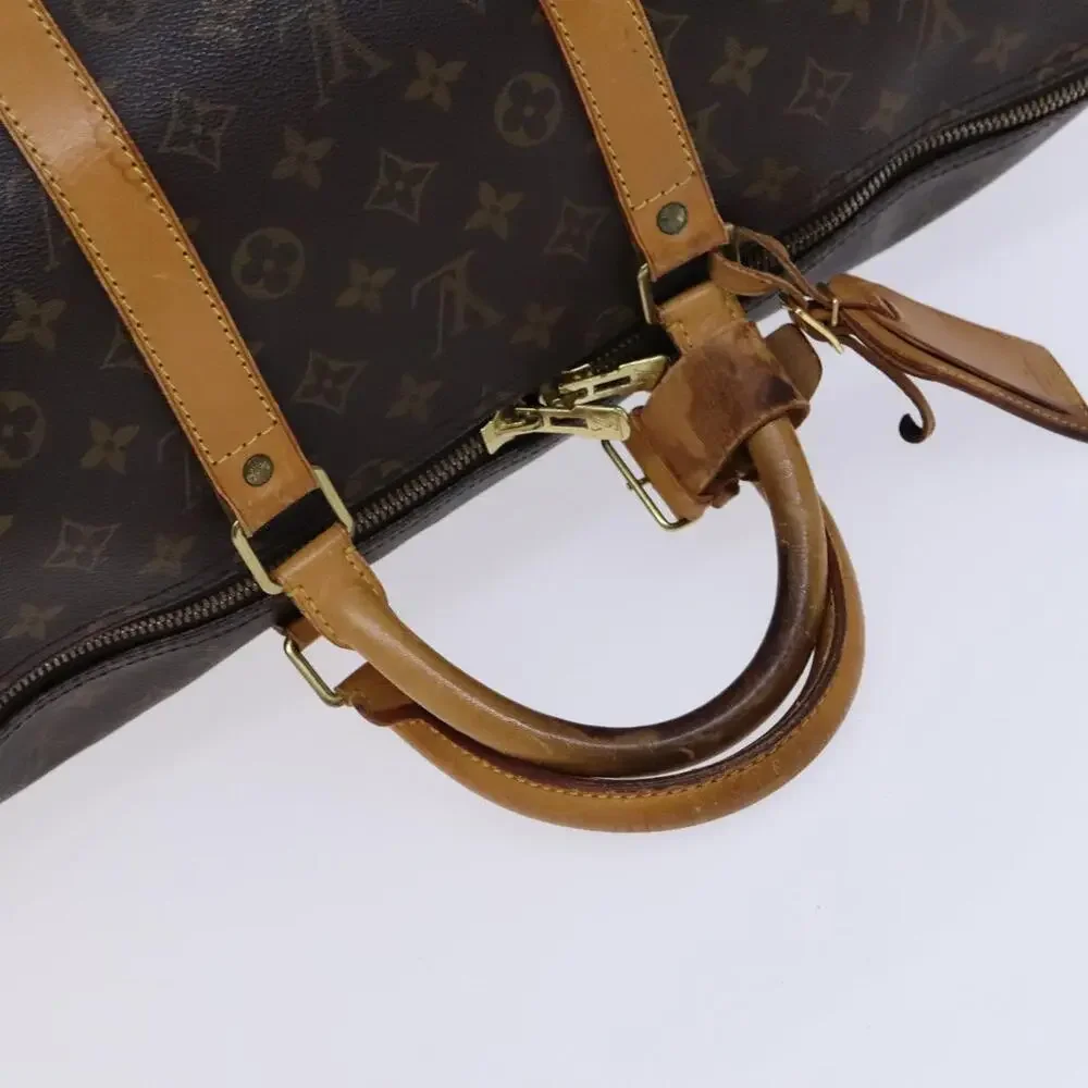LOUIS VUITTON Monogram Keepall 55 Boston Bag M41424